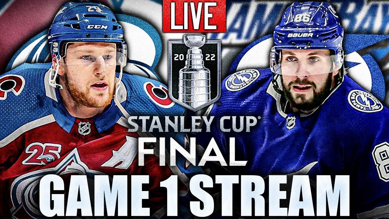 AVALANCHE VS LIGHTNING GAME 1 LIVESTREAM (2022 Stanley Cup Finals) Colorado, Tampa Bay NHL Playoffs