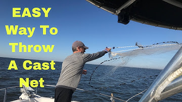 How To Throw a Cast Net | EASY. No Teeth.