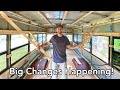 Framing the SKOOLIE INTERIOR of my Short Bus Conversion