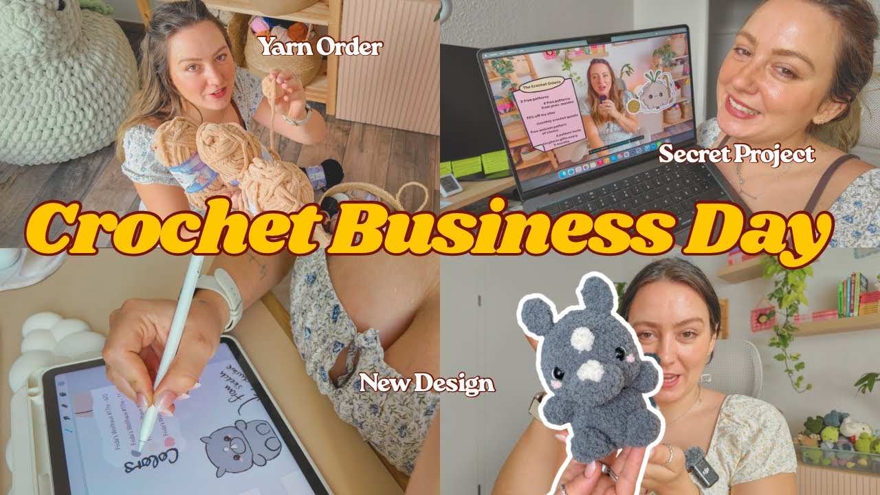 Can I Finish My Crochet Business To-Do‘s in One Day? ☕️⭐️ Cozy Vlog