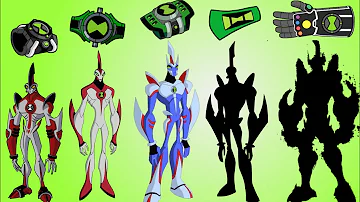 Way Big forms with different omnitrix  | Ben 10 coloring