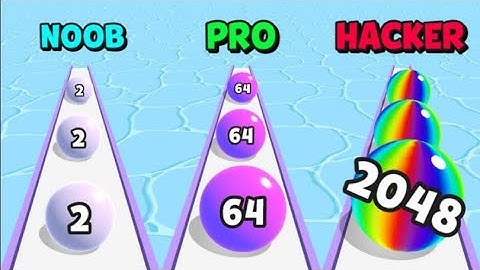 Ball Run 🏐 2048 game play no 96।।Infinity Run game।।gaming video।। #ballrun2048 #ballrun #gaming