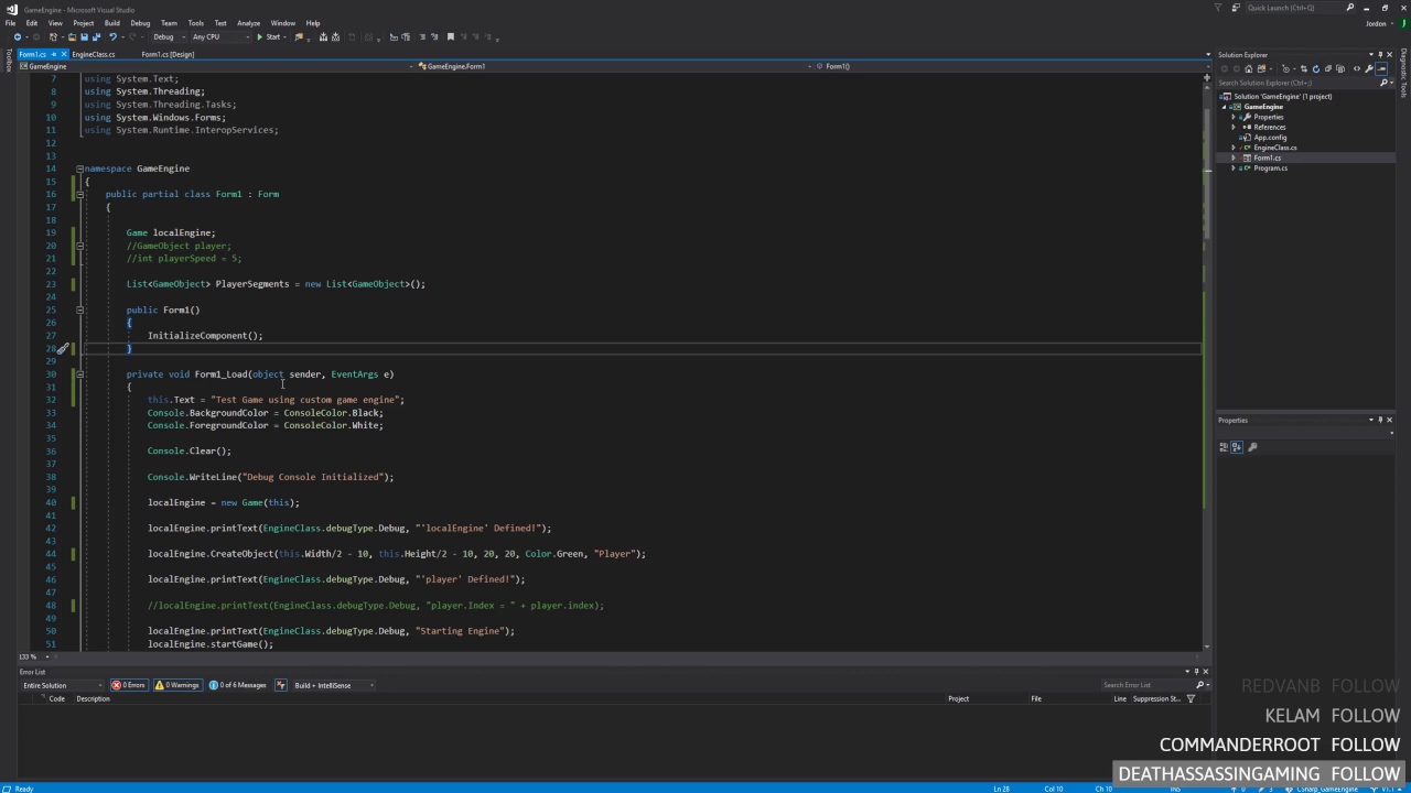 Creating a custom game engine in C# - YouTube
