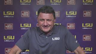 Ed Orgeron - Aug. 6 Virtual Press Conference