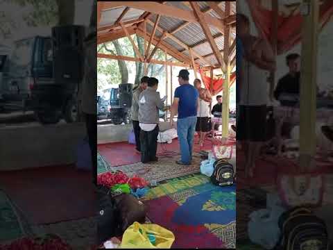 Kebaktian lapangan sektor I GKPS Garingging di Pantai Sabar Hita Silalahi Selasa 12 Maret 2024