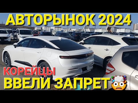 АВТОРЫНОК, КОРЕЯ ВВЕЛА ЗАПРЕТ НА ВВОЗ АВТО В РФ,  ВЛАДИВОСТОК ЗЕЛЁНЫЙ УГОЛ 2024