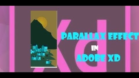 parallax effect in adobe xd