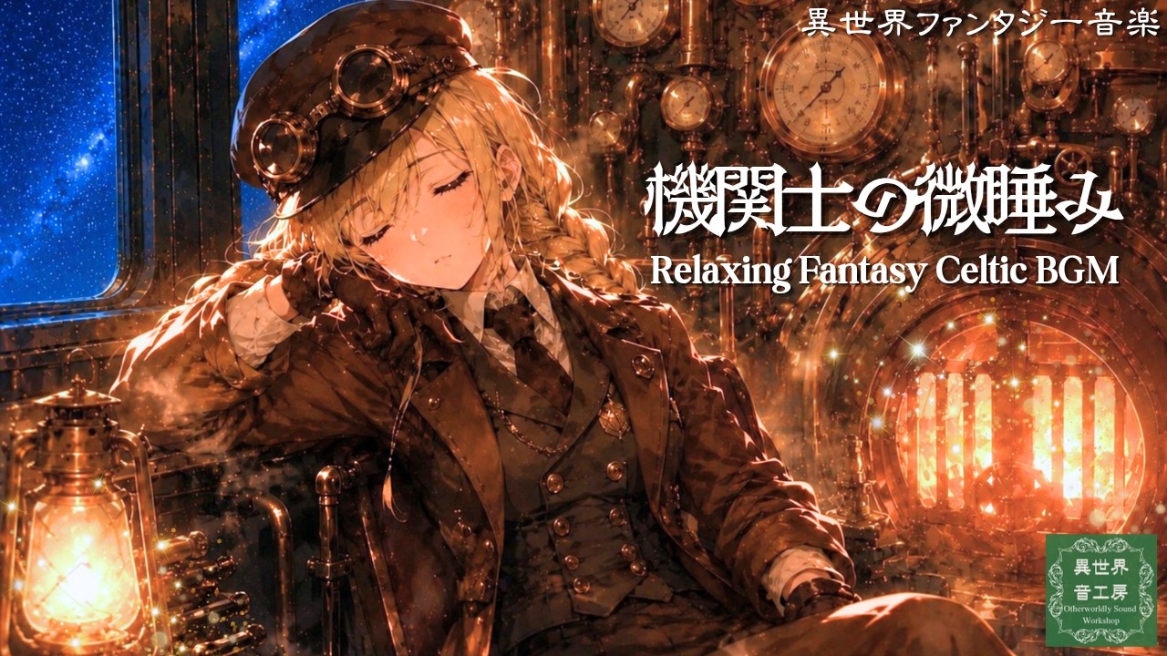 【異世界ケルト音楽】心地よい揺れに誘われて『機関士の微睡み』Relaxing Celtic BGM|The Engineer’s Drowsy Reverie