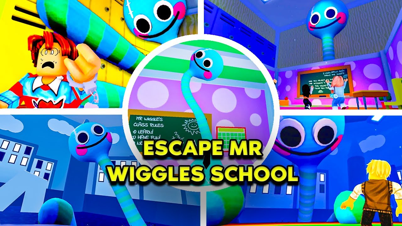 ESCAPE MR WIGGLES SCHOOL! (Obby) - All Endings & Full Walkthrough
