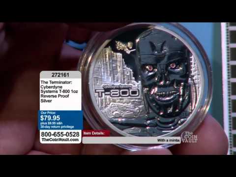 Terminator T-800 featured on The Coin Vault