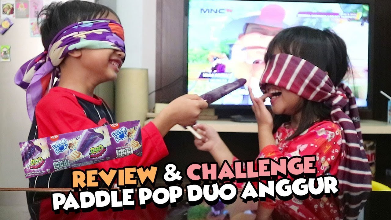 REVIEW CHALLENGE Es Krim Baru Paddle Pop Duo Anggur Feat Aa