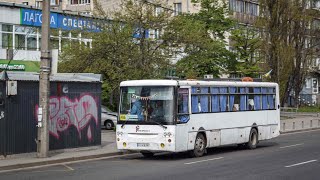 Поїздка на маршрутці-автобусі Богдан А145.2 на маршруті 416