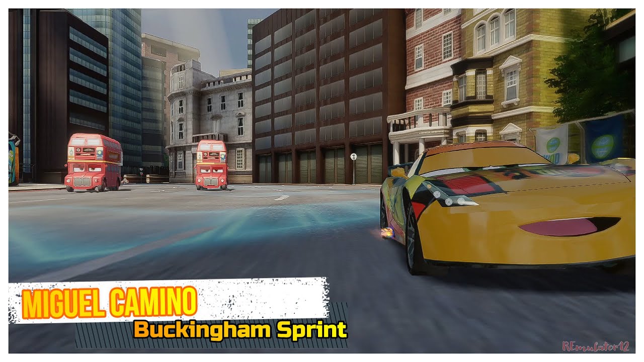 Cars 2 The Video Game | Miguel Camino - Battle Race (Satellite Quake ...
