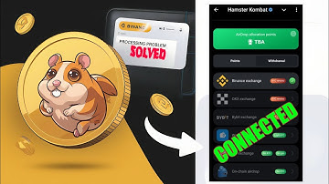 How to connect your hamster Kombat with Binance / bybit |Request processing problem solved malayalam