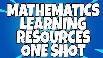 MATHEMATICS LEARNING RESOURCES || FAIR || CLUB || EXHIBITION || LABORATORY || SHORT NOTES || B. ED||