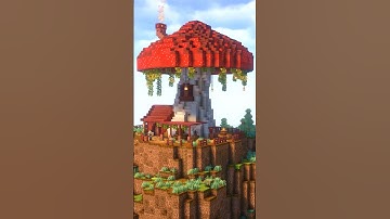Perfect Cosy Mushroom House 🍄 #minecraft #minecraftbuilds #minecraftideas