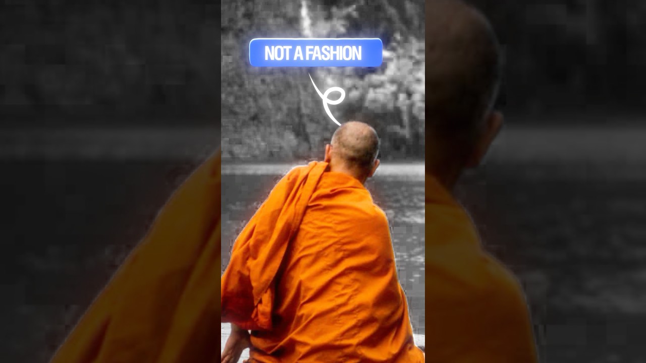 Did you know why monks shave their head? Comment down! #monk