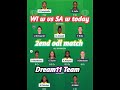 wi w vs sa w dream11 prediction |wi-w vs sa-w dream11 fantasy|#dream11#cric11forecast#irevswidream11