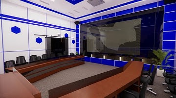 Sketchup 17 + Enscape For command center design