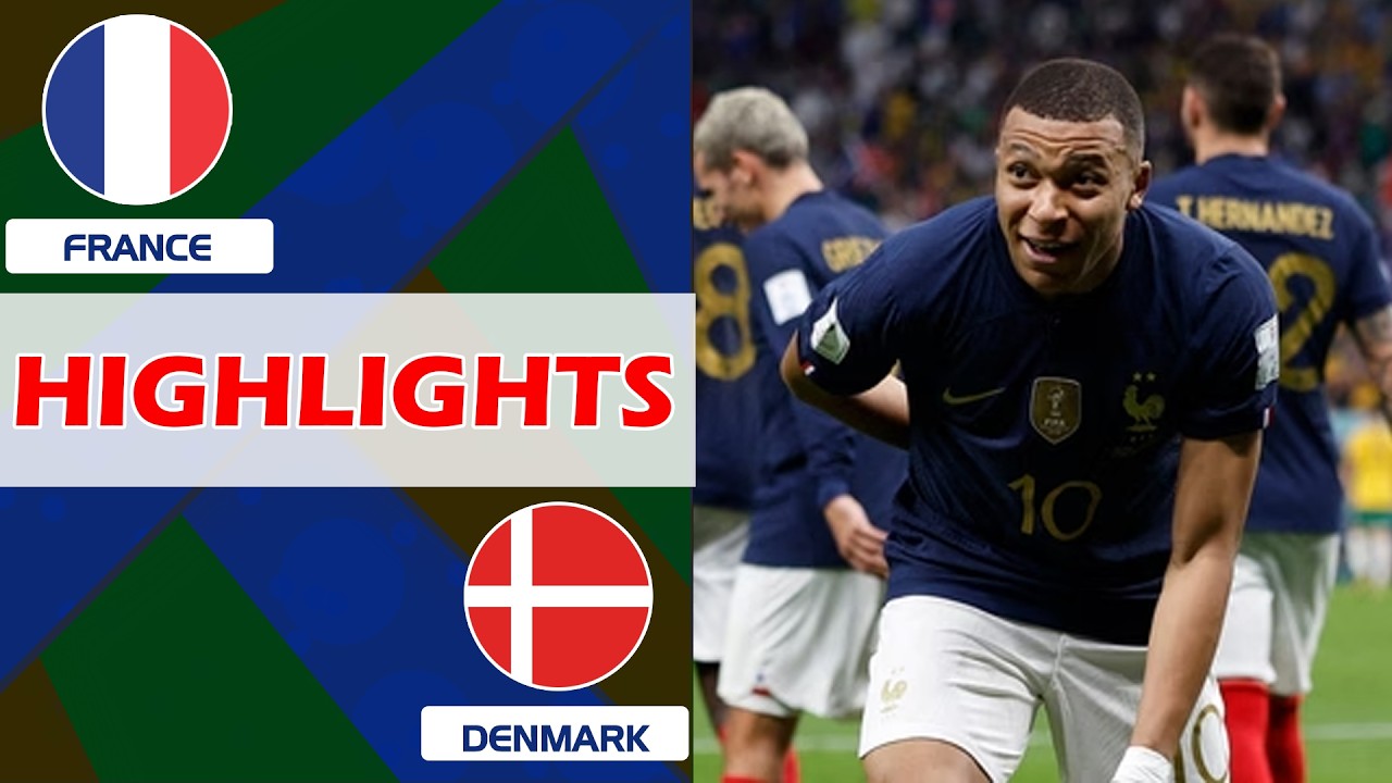 🔴 France vs Denmark | A Tense Tactical Battle on the World Stage