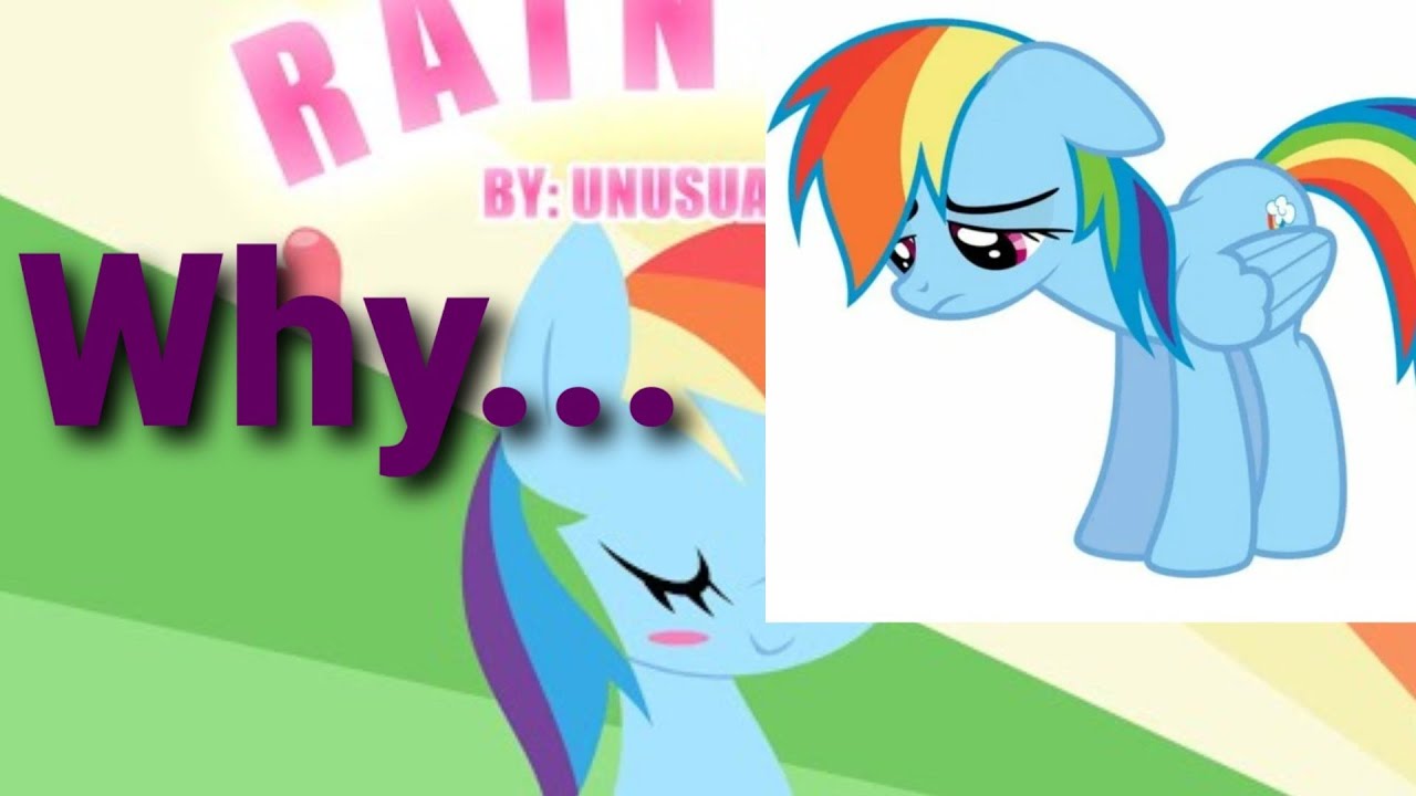 Rainbow Dash 's reaction to RAINBOWS HD 🌈 - YouTube