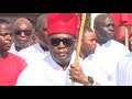 OBA Ewuare II Performs Ekasa Dance To End Iyọba Funeral