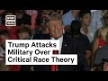 Trump Bashes Military at First Rally Since Leaving Office