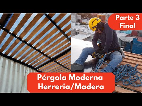 👨🏭Últimos Pasos! Colocación de Tablas y Policarbonato en Pérgola!🪵 Parte 3 FINAL | Alex Maniass