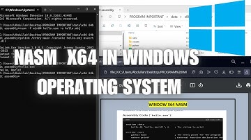 NASMX64 Installation in Windows-11 && how to run  NASM?