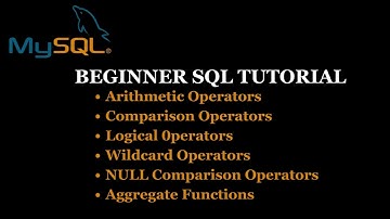 SQL Operators Tutorial | Arithmetic, Comparison, Logical, Wild cards, Null Operators & Agg Functions
