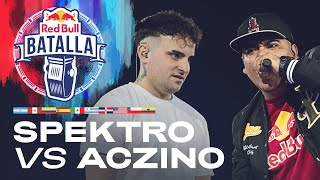 SPEKTRO vs ACZINO - Cuartos | Red Bull Batalla Internacional 2022