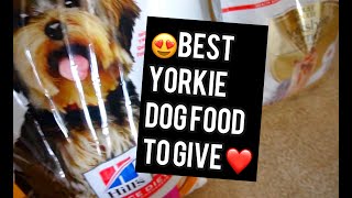 WHAT I FEED MY YORKIE PUPPY  Picky Yorkie Approved