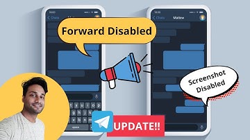 Disable Forward, copying & screenshots from channels and groups | Telegram Update 2021-2022
