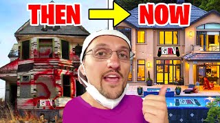 5 YouTubers Houses Then And Now! (FGTeeV, Unspeakable, & MrBeast)