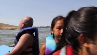 20160730 Camping 7 Chris take off again jet ski 2