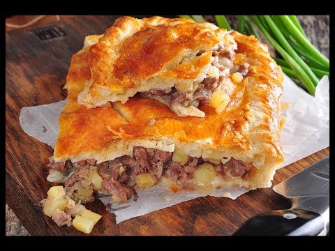 Видео рецепт Кубете (пирог с мясом и картофелем)