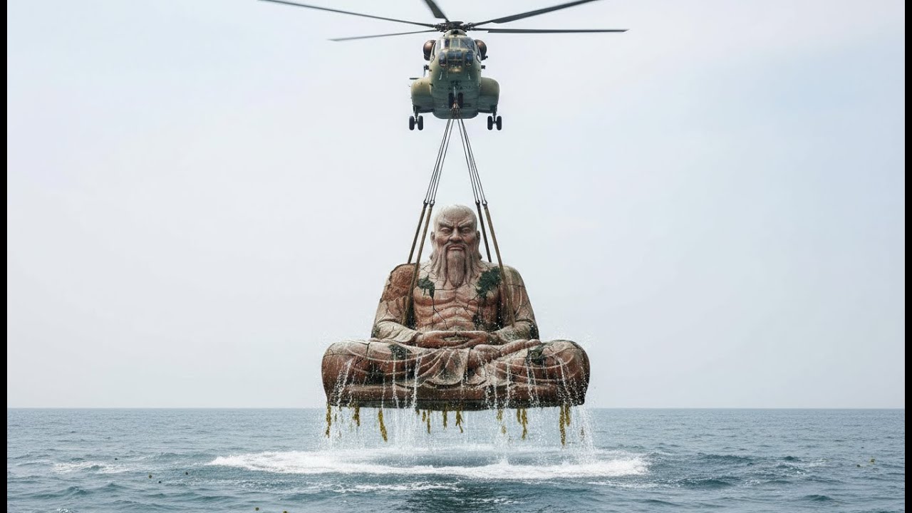 Recovering a Colossal Ancient Statue: The Mysterious Detoxifying Arhat 40m Underwater
