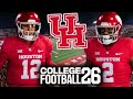 Houston Coogs Rebuild is HERE! CFB 26 Dynasty Live Stream!