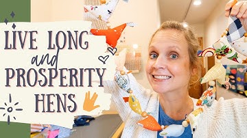 Finally!! The Fabric Chicken Tutorial, AKA Prosperity Hens