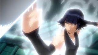 Bleach Soifon Using Shunko To Single Handly Push Back Three Zanpakuto