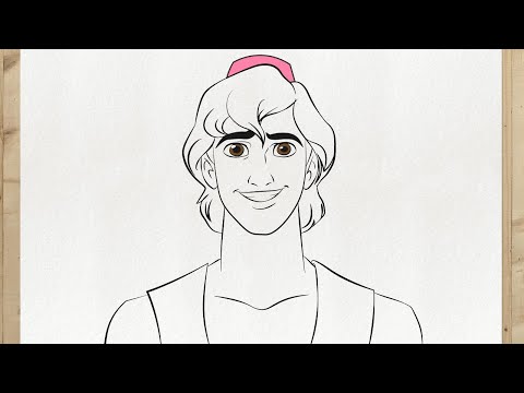 Vídeo: Como Desenhar Aladdin