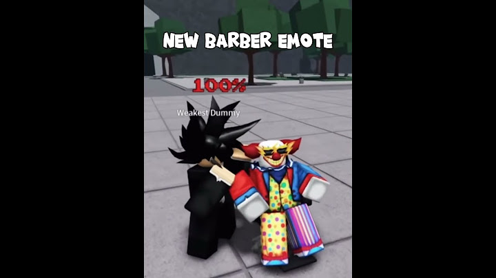 New Barber Emote that actually changes your hair?? (The Strongest Battlegrounds)