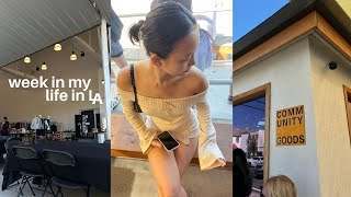 Week in my life in LA🎀: modeling, fall baking, building habits to fight burnouts