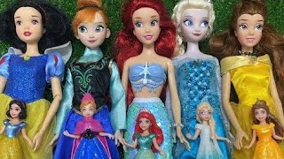 Disney Princess Doll Makeover ~ DIY Miniature Ideas for Barbie - Wig, Dress, Faceup, and More! DIY