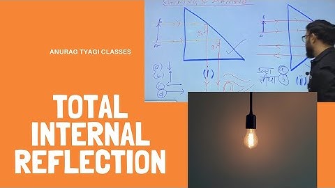 Class 12 Ray Optics 03 | Total Internal Reflection & Applications || Mirage ||  Anurag Tyagi Classes