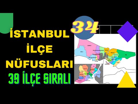 İstanbul Nüfusu  - İstanbul İlçe Nüfusları - İstanbul Nüfusu Ne Kadar? - İstanbul'un Nüfusu