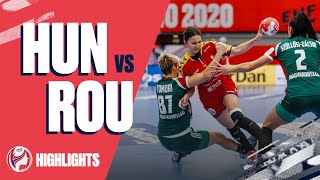 Highlights | Hungary vs Romania | Main Round | Women's EHF EURO 2020