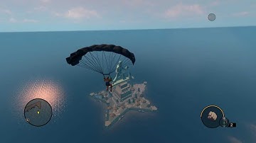 Saints Row 3: skydive to statue island
