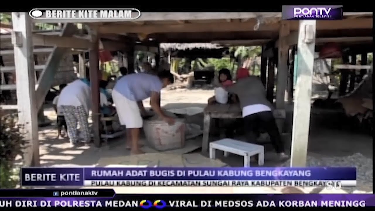  Rumah  Adat  Bugis  di Pulau Kabung Bengkayang YouTube