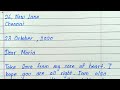 Write a letter to friend thanking him for birthday gift || English || Informal letter